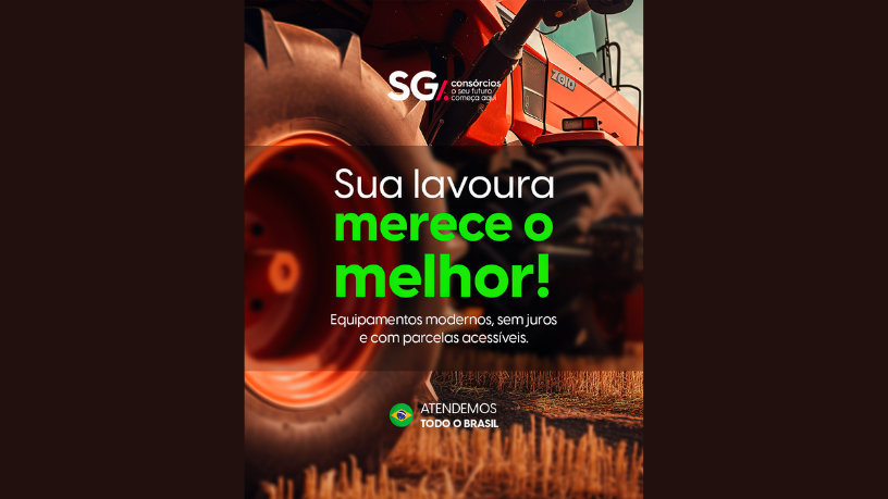 Agro sustentável começa com crédito certo: SG Consórcios - Segatt e Genrro explica.